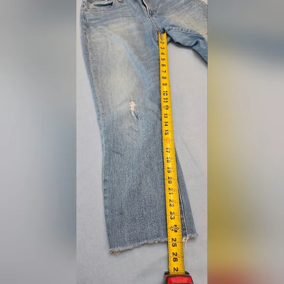 Madewell The High-Rise Slim Crop Boyjean, size 28 - Picture 12 of 13
